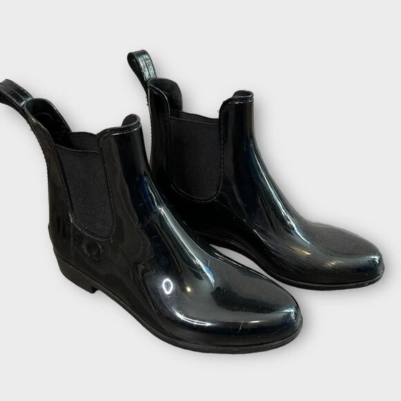 Sam Edelman Shoes - Sam Edelman Womens Size 7 Tinsley Patent Black Chelsea Rain Boots